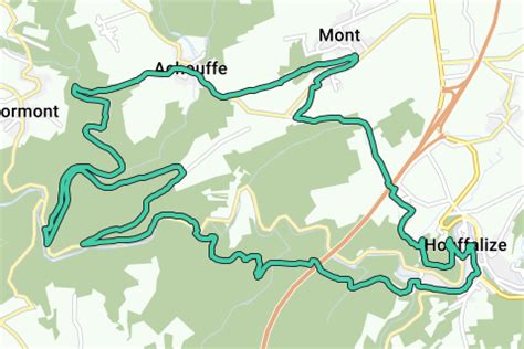 The mountain bike circuit of Houffalize